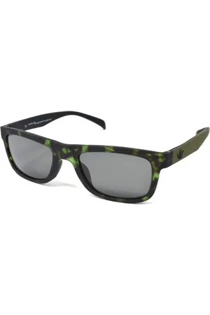adidas Homme, Accessoires, Brun, Taille: ONE Size Lunettes de Soleil à Verres Verts