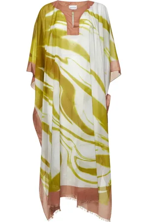 DRIES VAN NOTEN Femme, Robes, Multicolore, Taille: ONE Size Robe Kimono à Imprimé Pétale de Tulipe