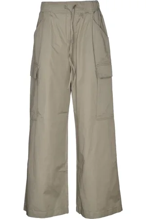 Replay Femme, Pantalons, Vert, Taille: W26 Pantalon cargo en 100% coton