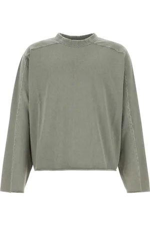 Entire Studios Homme, Tops, Gris, Taille: M T-shirt oversize en coton gris tourterelle