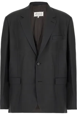 Maison Margiela Homme, Vestes, Bleu, Taille: L Blazer Élégant pour Homme