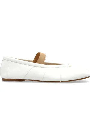 Maison Margiela Femme, Chaussures, Blanc, Taille: 40 EU Ballérines avec bout Tabi