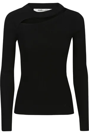Diane von Furstenberg Femme, Tops, Noir, Taille: 40 FR Hauts élégants pour toutes les occasions