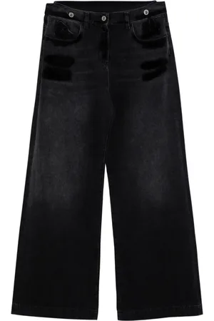 The Attico Femme, Jeans, Noir, Taille: W27 Palazzo Jeans