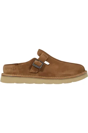 Clarks Homme, Chaussures, , Taille: 45 EU Mules Homme en Cuir Suédé avec Boucle