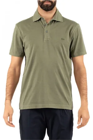 FAY Homme, Tops, Vert, Taille: S Polo Classique