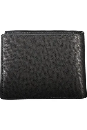 Tommy Hilfiger Homme, Accessoires, Noir, Taille: ONE Size Portefeuille en cuir avec fentes pour cartes