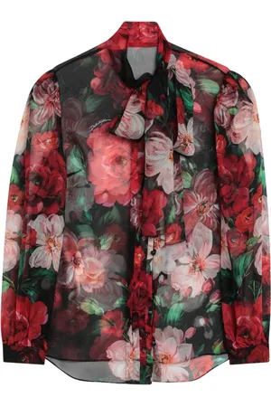 Dolce & Gabbana Femme, Blouses et Chemises, Multicolore, Taille: 38 FR Chemise à manches longues