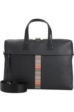 Paul Smith Homme, Sacs, Noir, Taille: ONE Size Sac folio en cuir noir