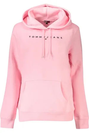 Tommy Hilfiger Femme, Sweatshirts et sweats à capuche, Rose, Taille: 36 FR Pull Rose en Coton pour Femme Capuche