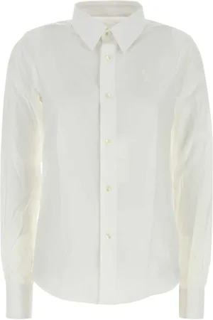 Ami Femme, Blouses et Chemises, Blanc, Taille: 38 FR Chemise Blanche en Popeline pour Homme
