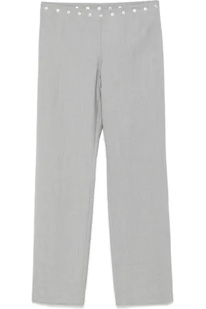 Paloma Wool Femme, Pantalons, Gris, Taille: 40 FR Veste en Laine Grise Clair avec Clous
