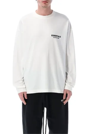 FEAR OF GOD Homme, Tops, Blanc, Taille: L T-shirt Classique Blanc à Manches Longues