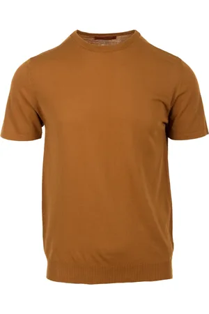 Daniele Fiesoli Homme, Tops, Brun, Taille: M Collection de T-shirts et Polos Rasato
