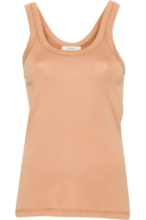 LEMAIRE Femme, Tops, , Taille: 42 FR Débardeur côtelé sable brûlé