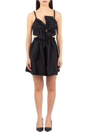Elisabetta Franchi Femme, Robes, Noir, Taille: 40 FR Robe Élégante Noire