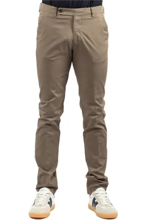 Berwich Homme, Pantalons, Brun, Taille: 3XL Pantalon élégant pour hommes