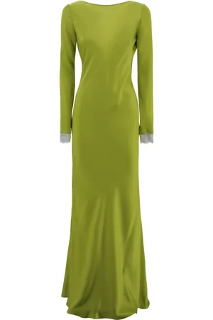 MVP Wardrobe Femme, Robes, Vert, Taille: 34 FR Robes Élégantes pour Femmes