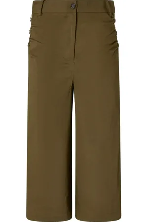 Pinko Femme, Pantalons, Vert, Taille: 38 FR Shorts Jambes Larges Verts