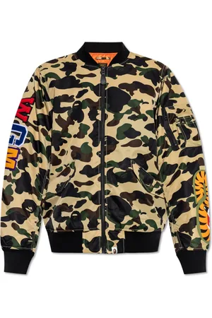 A Bathing Ape Homme, Vestes, Multicolore, Taille: L Veste avec motif moro