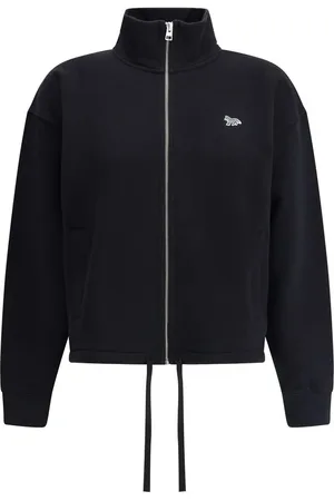 Maison Kitsuné Femme, Sweatshirts et sweats à capuche, Noir, Taille: 42 FR Baby Fox Sweater