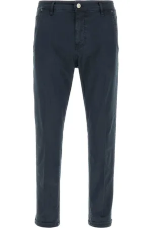 PT Torino Homme, Jeans, Bleu, Taille: W38 Pantalon en Coton Stretch Bleu Marine