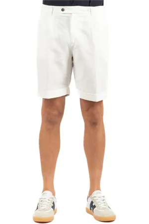 Berwich Homme, Shorts, Blanc, Taille: XS Shorts Bermuda Élégants