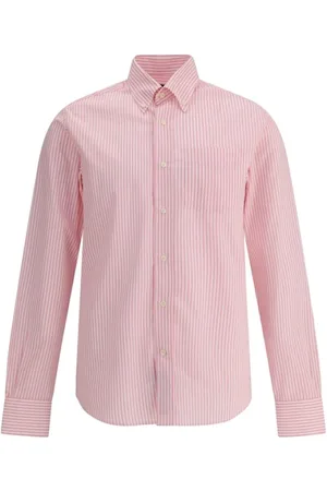 DEPERLU Homme, Chemises, Rose, Taille: XL T-shirt en coton avec impression contrastée