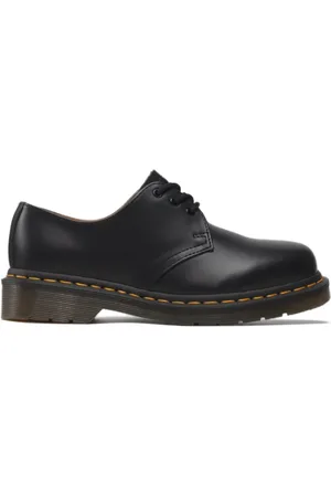 Dr. Martens Homme, Chaussures, Noir, Taille: 44 EU Chaussures Plates Noires Style 1461