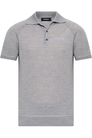 Dsquared2 Homme, Tops, Gris, Taille: M Polo avec logo