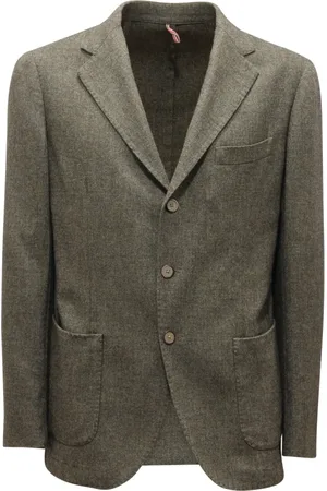 Biagio Santaniello Homme, Vestes, Vert, Taille: M Veste Laine Vert