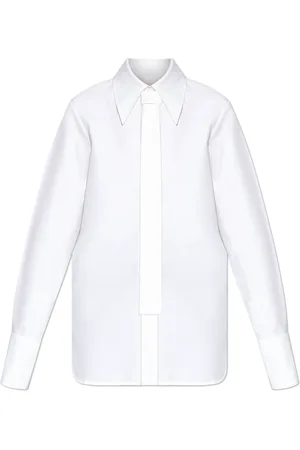 Jil Sander Femme, Blouses et Chemises, Blanc, Taille: 40 FR Chemise avec cravate
