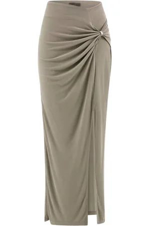 Guess Femme, Jupes, Vert, Taille: 42 FR Jupe Élégante