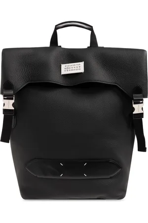 Maison Margiela Homme, Sacs, Noir, Taille: ONE Size Sac à dos avec logo
