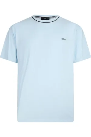 Liu Jo Homme, Tops, Bleu, Taille: 2XL T-shirt élégant pour hommes et femmes