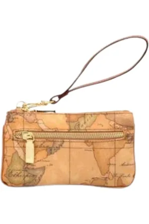 ALVIERO MARTINI 1A CLASSE Femme, Accessoires, Multicolore, Taille: ONE Size Pochette à main Geo Classic avec zip