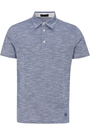 corneliani Homme, Tops, Bleu, Taille: M Polo en Coton Bleu