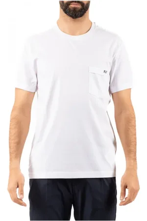 FAY Homme, Tops, Blanc, Taille: XL Haut Tricot Élégant