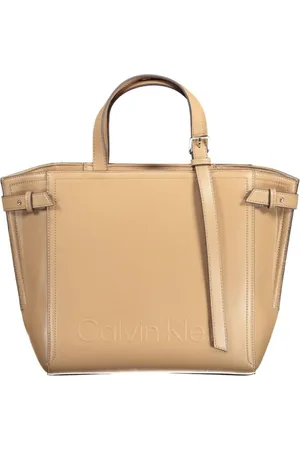 Calvin Klein Femme, Sacs, Brun, Taille: ONE Size Sac à main en polyester marron pour femme