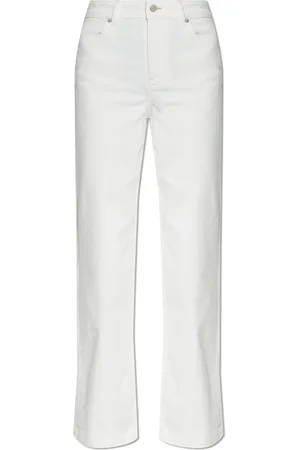 Paul Smith Femme, Jeans, Blanc, Taille: W26 Jean à jambes droites