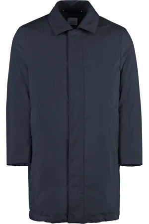 Paul Smith Homme, Manteaux, Bleu, Taille: M Parka en Polyester avec Ourlet Fendu à l