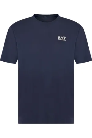 EA7 Homme, Tops, Bleu, Taille: S T-shirt en jersey