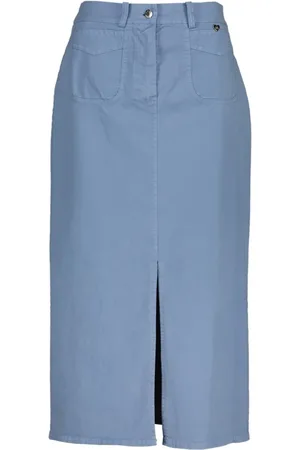 AMELIE & AMELIE Femme, Jupes, Bleu, Taille: 42 FR Jupe Amina Bleu Clair