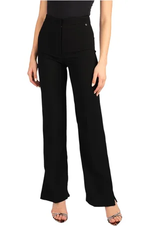Liu Jo Femme, Pantalons, Noir, Taille: 38 FR Accessoire Mode 100%Pl Élégant