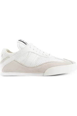 Chloé Femme, Chaussures, Blanc, Taille: 38 1/2 EU Baskets en Maille avec Logo en Relief