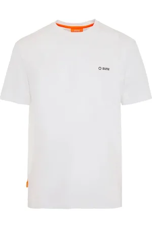sunseeker Homme, Tops, Blanc, Taille: M T-shirt Paolo brodé