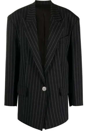 The Attico Femme, Vestes, Bleu, Taille: 40 FR Blazer Bleu Marine