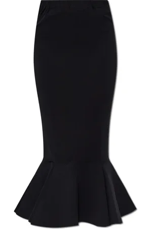 Marni Femme, Jupes, Noir, Taille: 38 FR Jupe avec ourlet décoratif