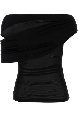 BLUMARINE Femme, Tops, Noir, Taille: 38 FR Haut en Jersey Noir