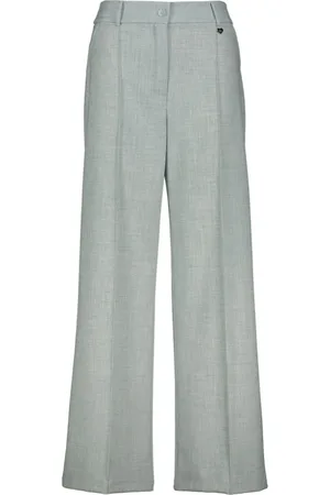 AMELIE & AMELIE Femme, Pantalons, Bleu, Taille: 36 FR Pantalon Bleu Clair